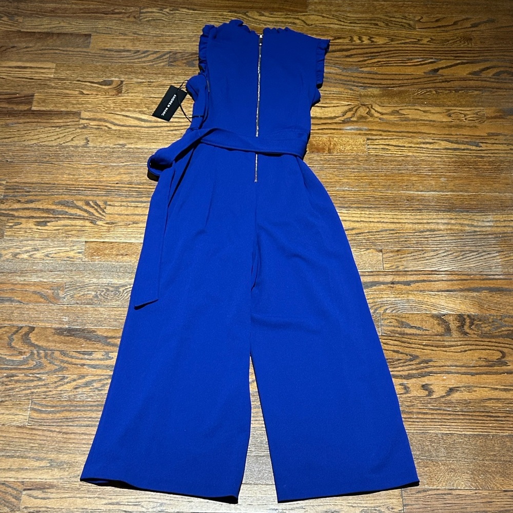 Andrew Marc Vibrant Blue Jumpsuit - Picture 6 of 8